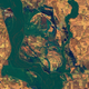 Missouri River flooding near the border between Nebraska, Iowa, and Missouri.